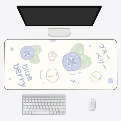 Kawaii Cartoon Exotic Fruits Large Mouse Pad - Kawaiies - Adorable - Cute - Plushies - Plush - Kawaii