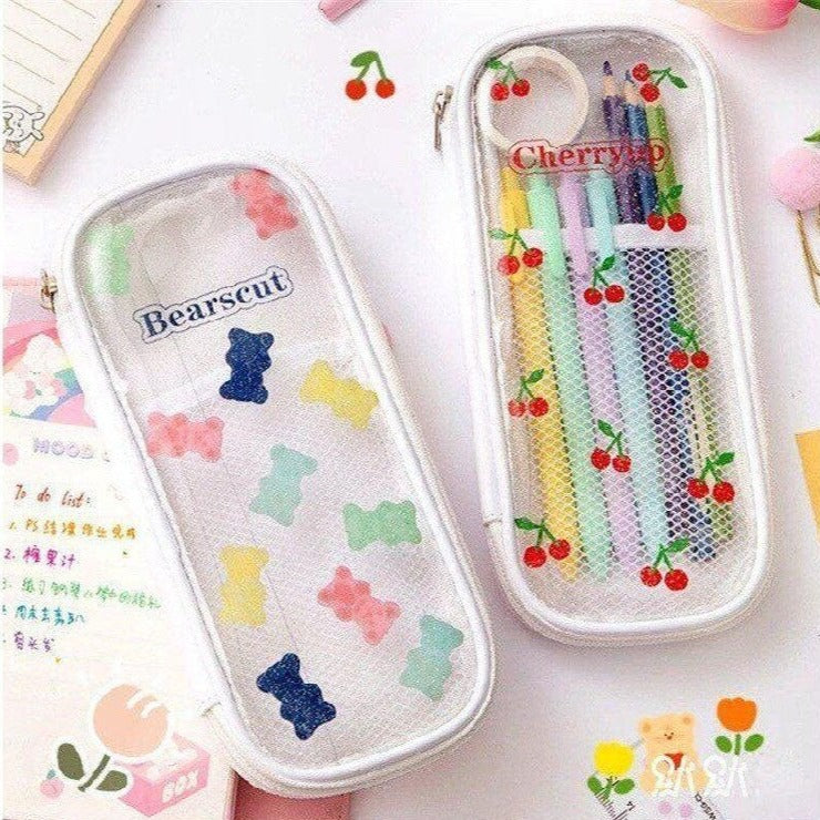 Pencil Cases for Girls Kawaii Stationery Pencil Bags Plush Pillow