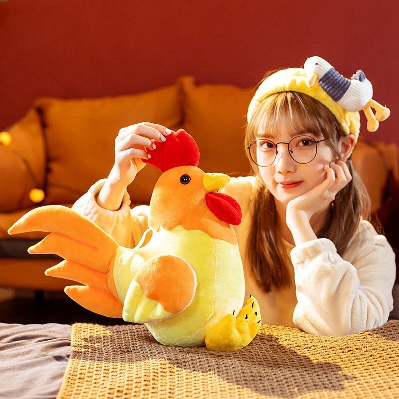 Kawaii Chubby Chicken Plushie Family - Kawaiies - Adorable - Cute - Plushies - Plush - Kawaii