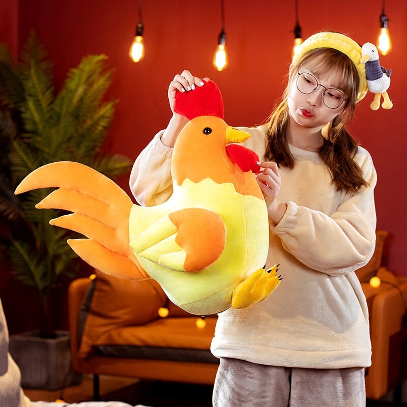 Kawaii Chubby Chicken Plushie Family - Kawaiies - Adorable - Cute - Plushies - Plush - Kawaii