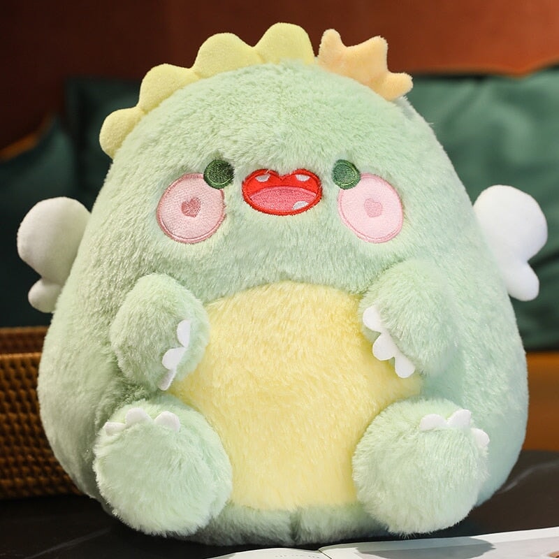 kawaiies-softtoys-plushies-kawaii-plush-Kawaii Chubby Monster Angels Plushie | NEW Soft toy Green 