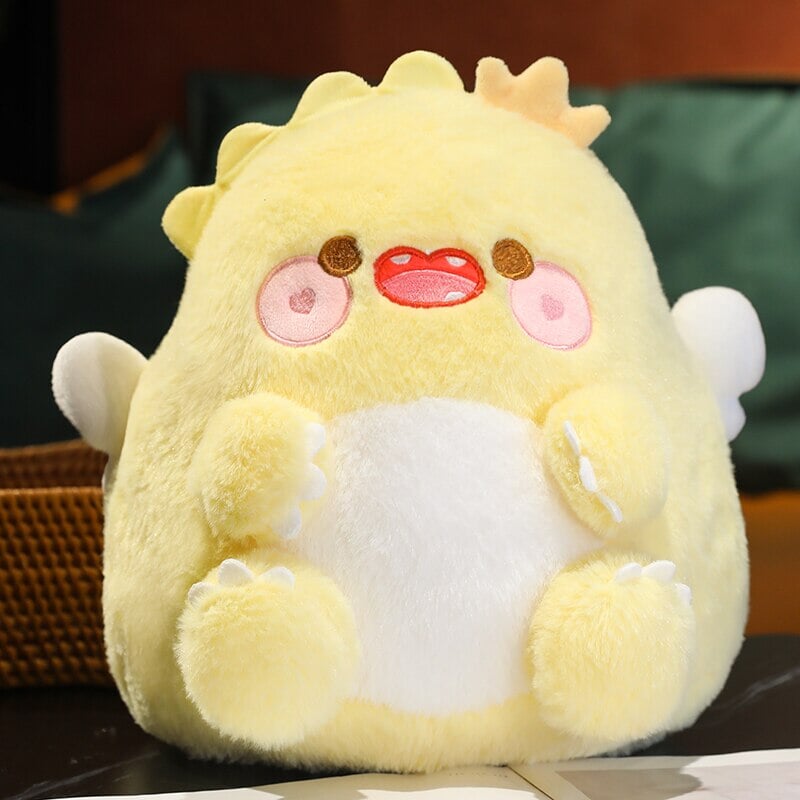 kawaiies-softtoys-plushies-kawaii-plush-Kawaii Chubby Monster Angels Plushie | NEW Soft toy Yellow 