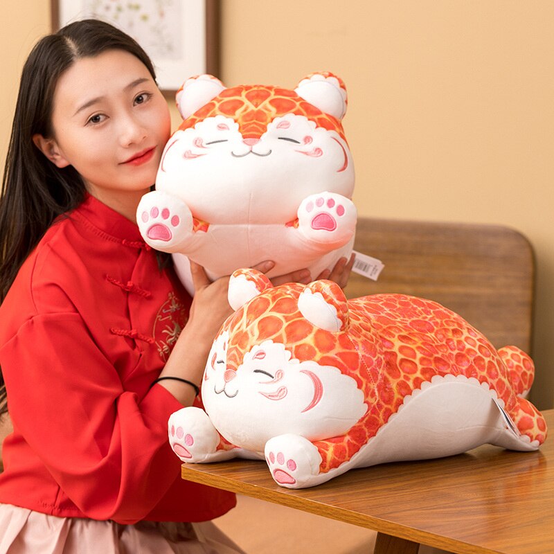 Kawaii Chubby Orange Leopard - Kawaiies - Adorable - Cute - Plushies - Plush - Kawaii