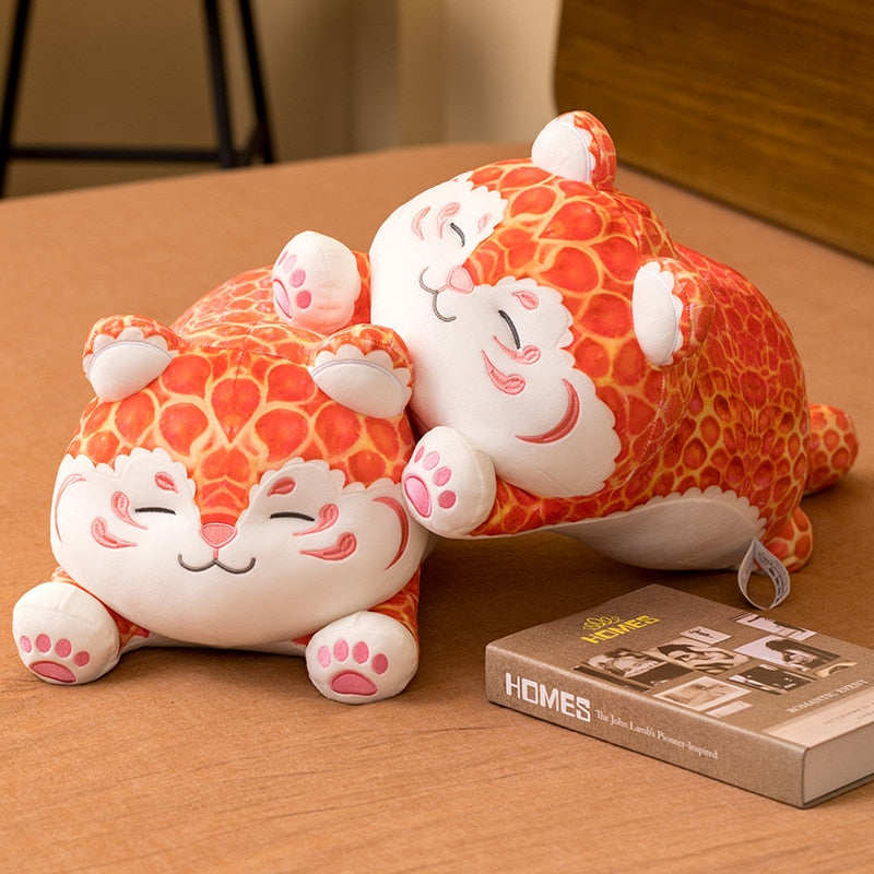 Kawaii Chubby Orange Leopard - Kawaiies - Adorable - Cute - Plushies - Plush - Kawaii