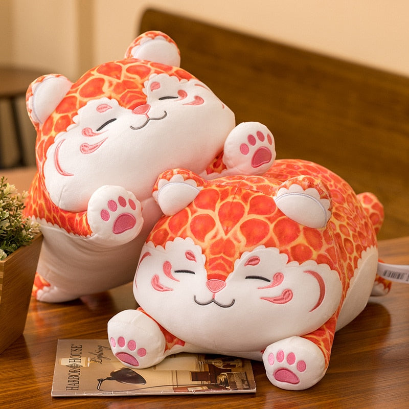 Kawaii Chubby Orange Leopard - Kawaiies - Adorable - Cute - Plushies - Plush - Kawaii