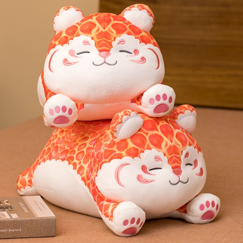 Kawaii Chubby Orange Leopard - Kawaiies - Adorable - Cute - Plushies - Plush - Kawaii