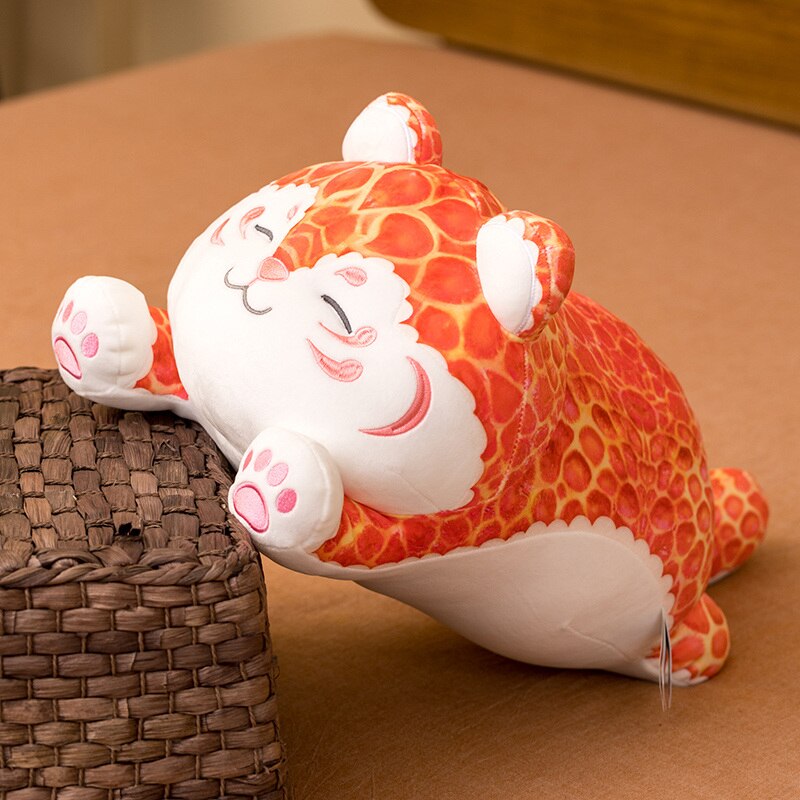 Kawaii Chubby Orange Leopard - Kawaiies - Adorable - Cute - Plushies - Plush - Kawaii