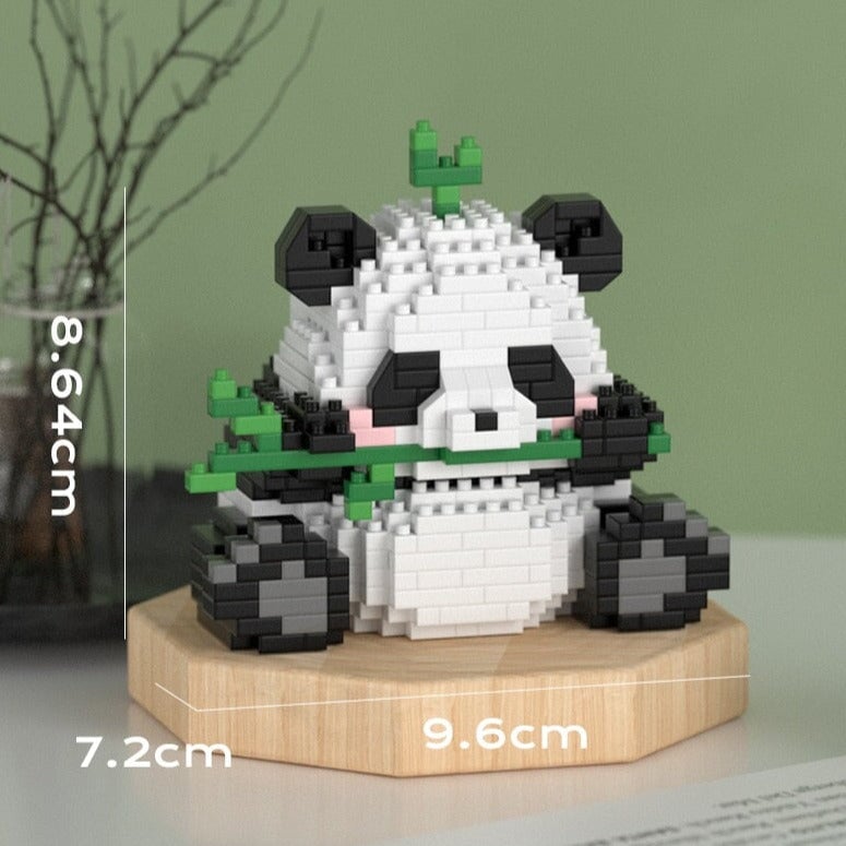 Kawaii Chubby Panda 3-in-1 Nano Building Block Collection - Kawaiies - Adorable - Cute - Plushies - Plush - Kawaii