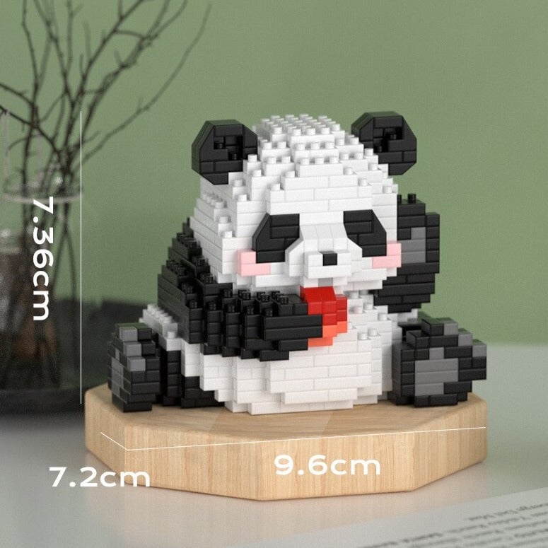 Kawaii Chubby Panda 3-in-1 Nano Building Block Collection - Kawaiies - Adorable - Cute - Plushies - Plush - Kawaii