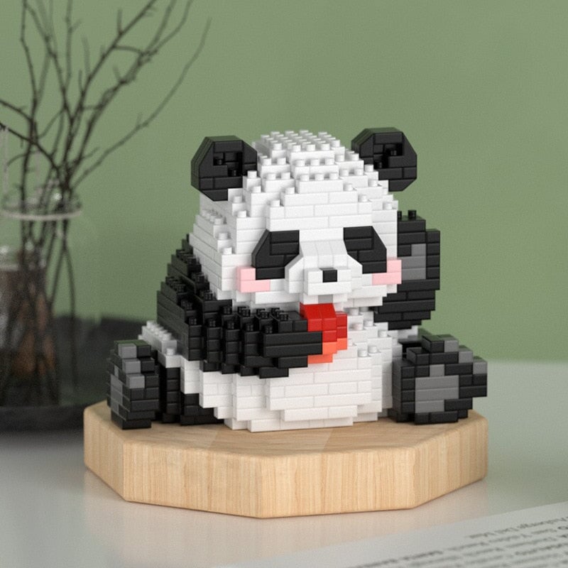 Kawaii Chubby Panda 3-in-1 Nano Building Block Collection - Kawaiies - Adorable - Cute - Plushies - Plush - Kawaii