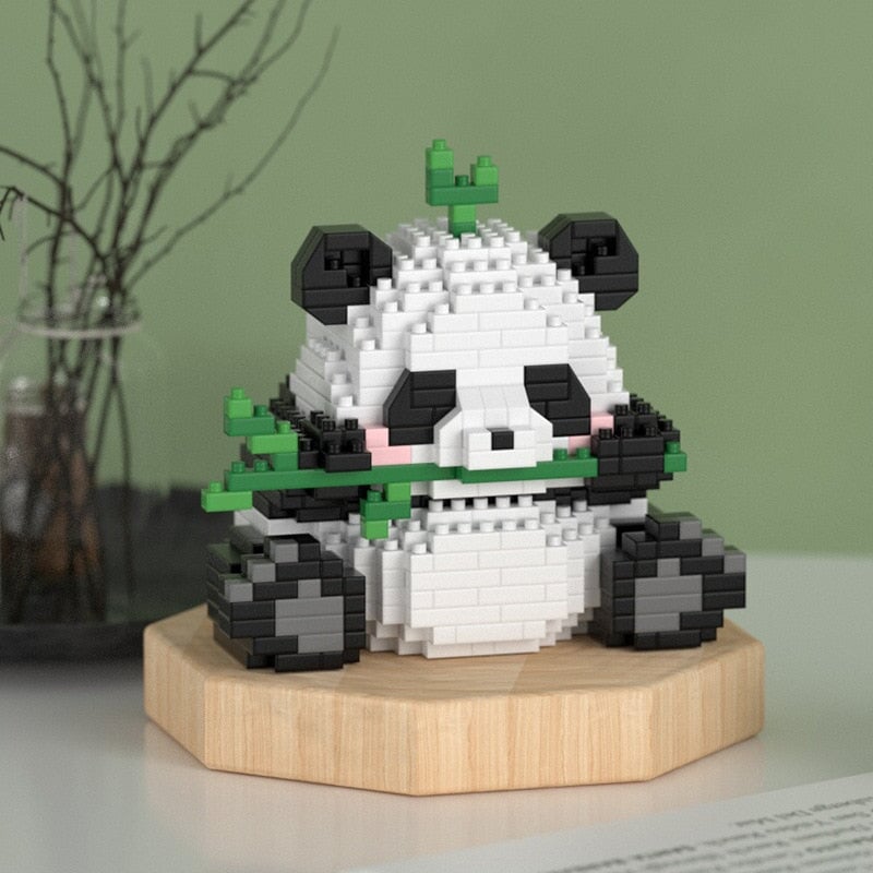 Kawaii Chubby Panda 3-in-1 Nano Building Block Collection - Kawaiies - Adorable - Cute - Plushies - Plush - Kawaii