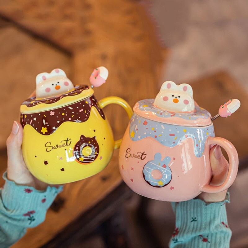 Mini Cups Panda & Rabbit