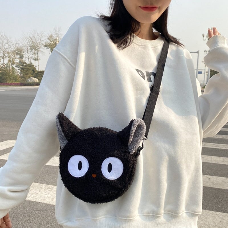 Kawaii Fluffy Cat Sheep Dog Shoulder Bag - Kawaiies - Adorable - Cute - Plushies - Plush - Kawaii