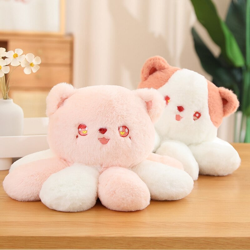 Kawaii Fluffy Cat-topus Plushies - Kawaiies - Adorable - Cute - Plushies - Plush - Kawaii