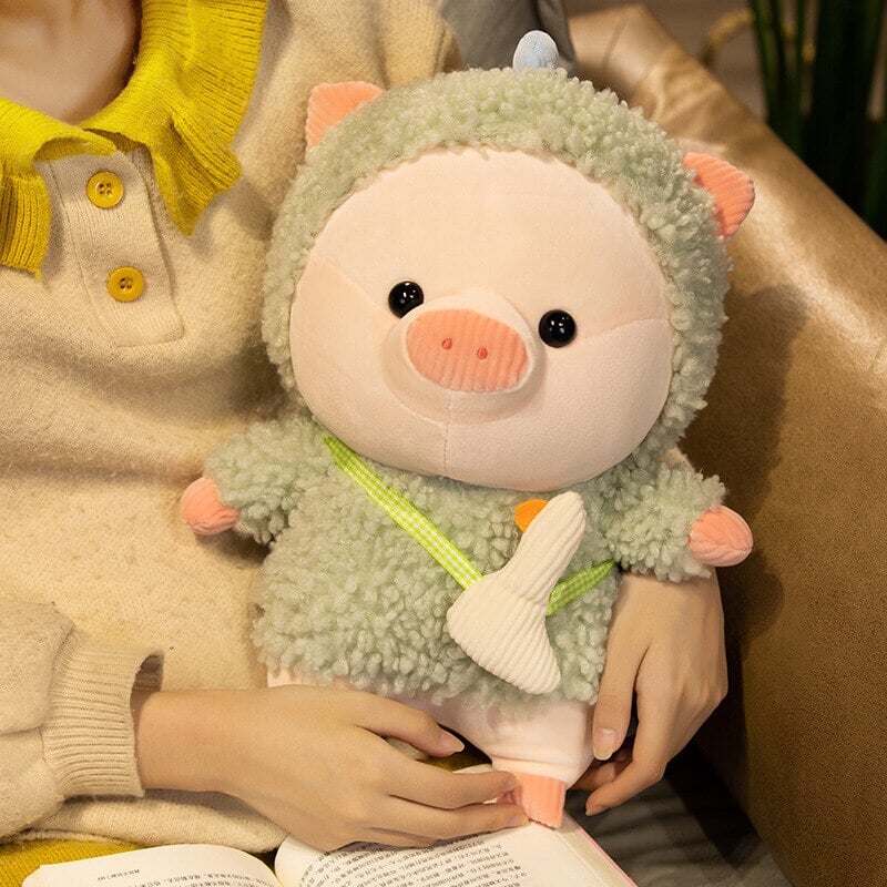 Kawaii Fluffy Cosplay Piggy Plushies - Kawaiies - Adorable - Cute - Plushies - Plush - Kawaii