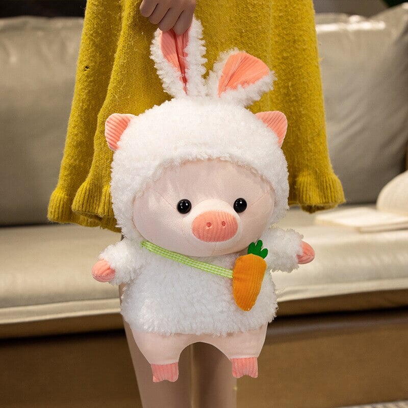 Kawaii Fluffy Cosplay Piggy Plushies - Kawaiies - Adorable - Cute - Plushies - Plush - Kawaii