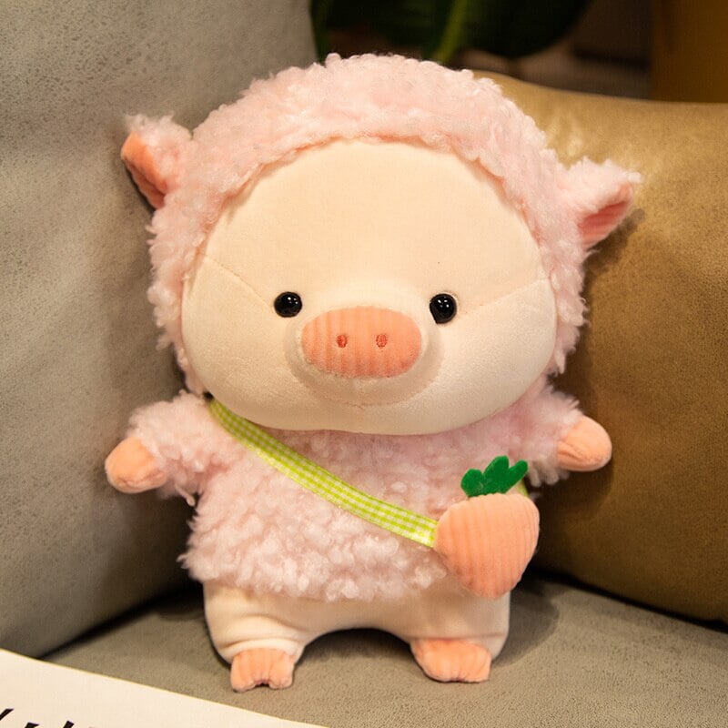 Kawaii Fluffy Cosplay Piggy Plushies - Kawaiies - Adorable - Cute - Plushies - Plush - Kawaii