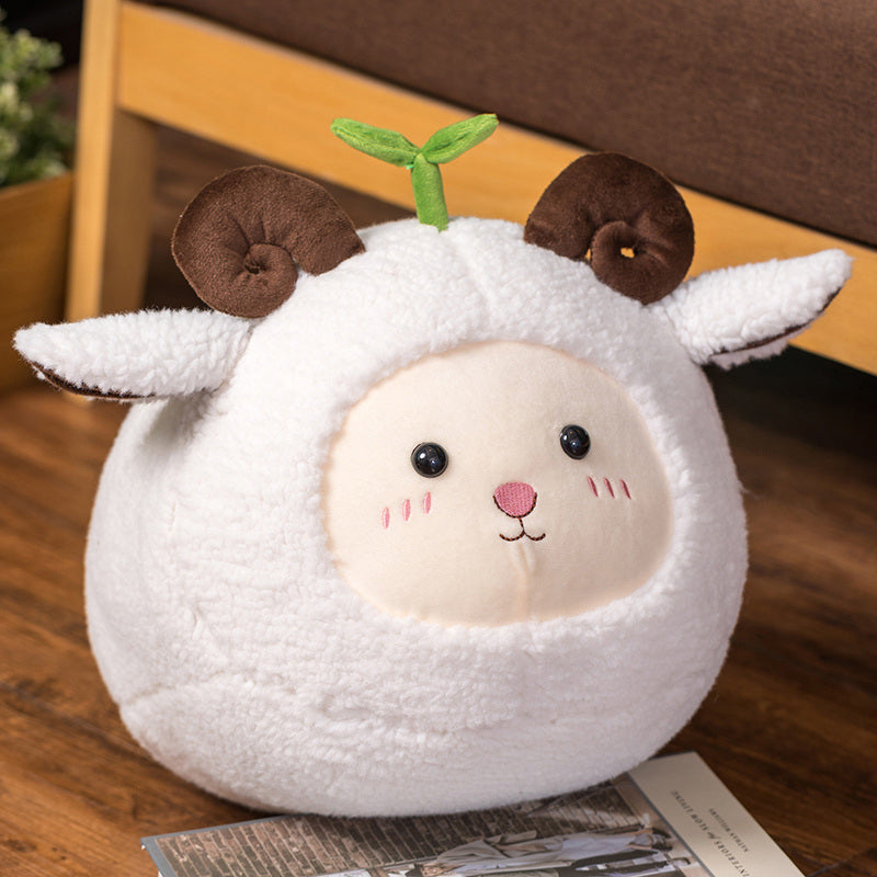 Kawaii Fluffy Sheep Goat Ram Plushie - Kawaiies - Adorable - Cute - Plushies - Plush - Kawaii