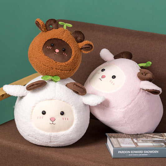 Kawaii Fluffy Sheep Goat Ram Plushie - Kawaiies - Adorable - Cute - Plushies - Plush - Kawaii