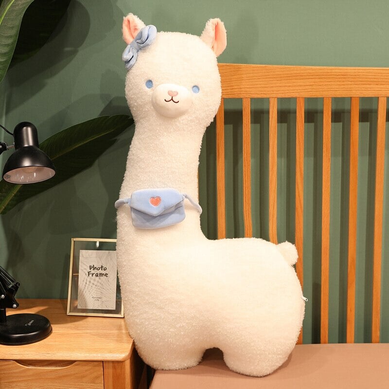 Kawaii Fluffy White Pancake Alpaca Plushie | NEW - Kawaiies - Adorable - Cute - Plushies - Plush - Kawaii