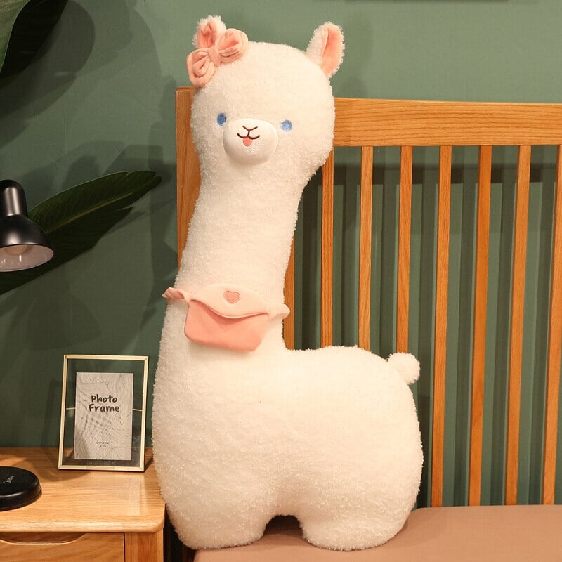 Kawaii Fluffy White Pancake Alpaca Plushie | NEW - Kawaiies - Adorable - Cute - Plushies - Plush - Kawaii