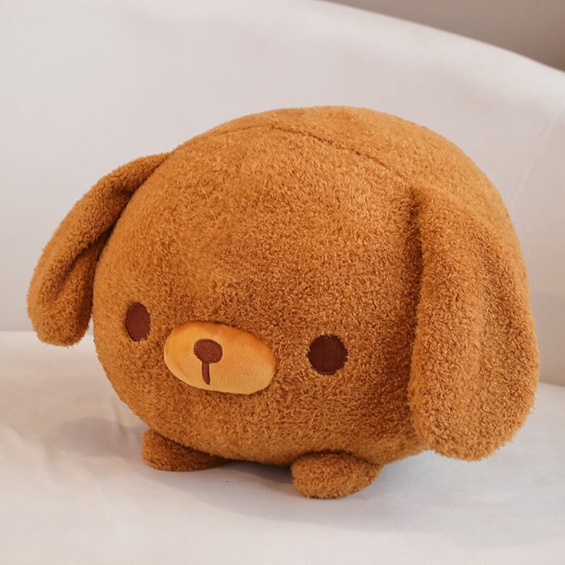 kawaiies-softtoys-plushies-kawaii-plush-Kawaii Fluppy Dog Plushie Collection | NEW Soft toy Brown 12in / 30cm 