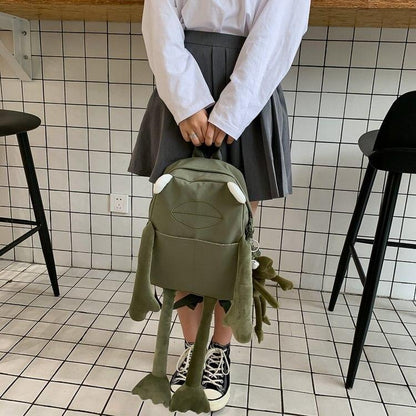 Kawaii Frog Backpack - Kawaiies - Adorable - Cute - Plushies - Plush - Kawaii