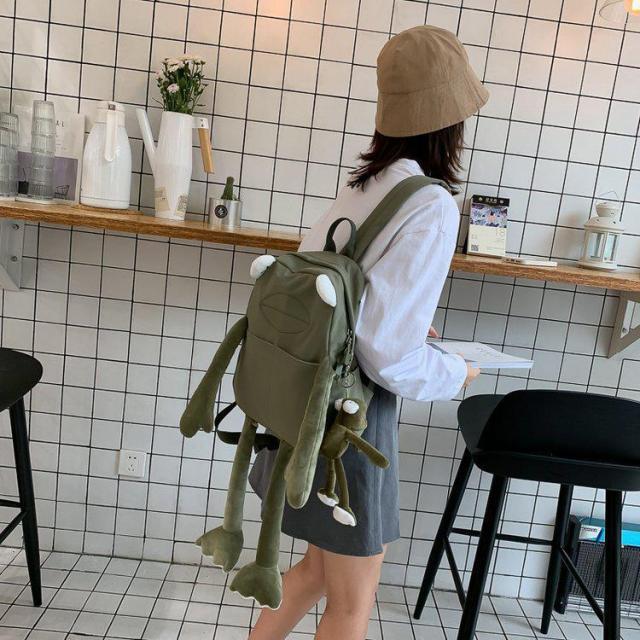 Kawaii Frog Backpack - Kawaiies - Adorable - Cute - Plushies - Plush - Kawaii