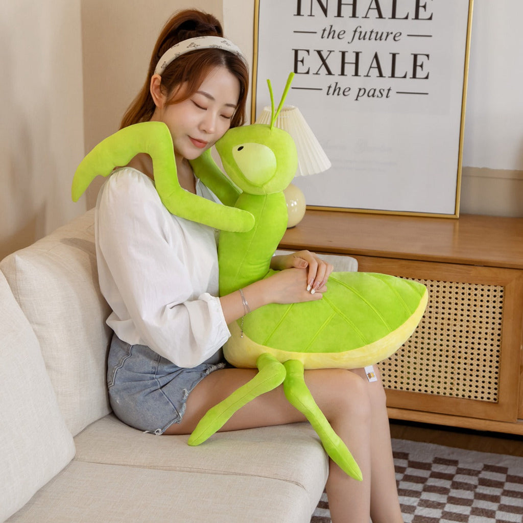 Kawaii Green Praying Mantis Plushie - Kawaiies - Adorable - Cute - Plushies - Plush - Kawaii