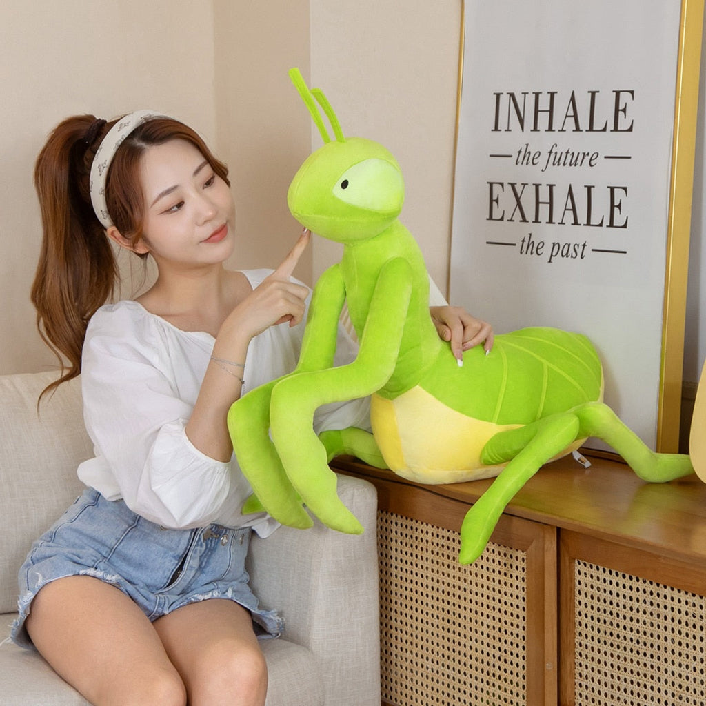 Kawaii Green Praying Mantis Plushie - Kawaiies - Adorable - Cute - Plushies - Plush - Kawaii