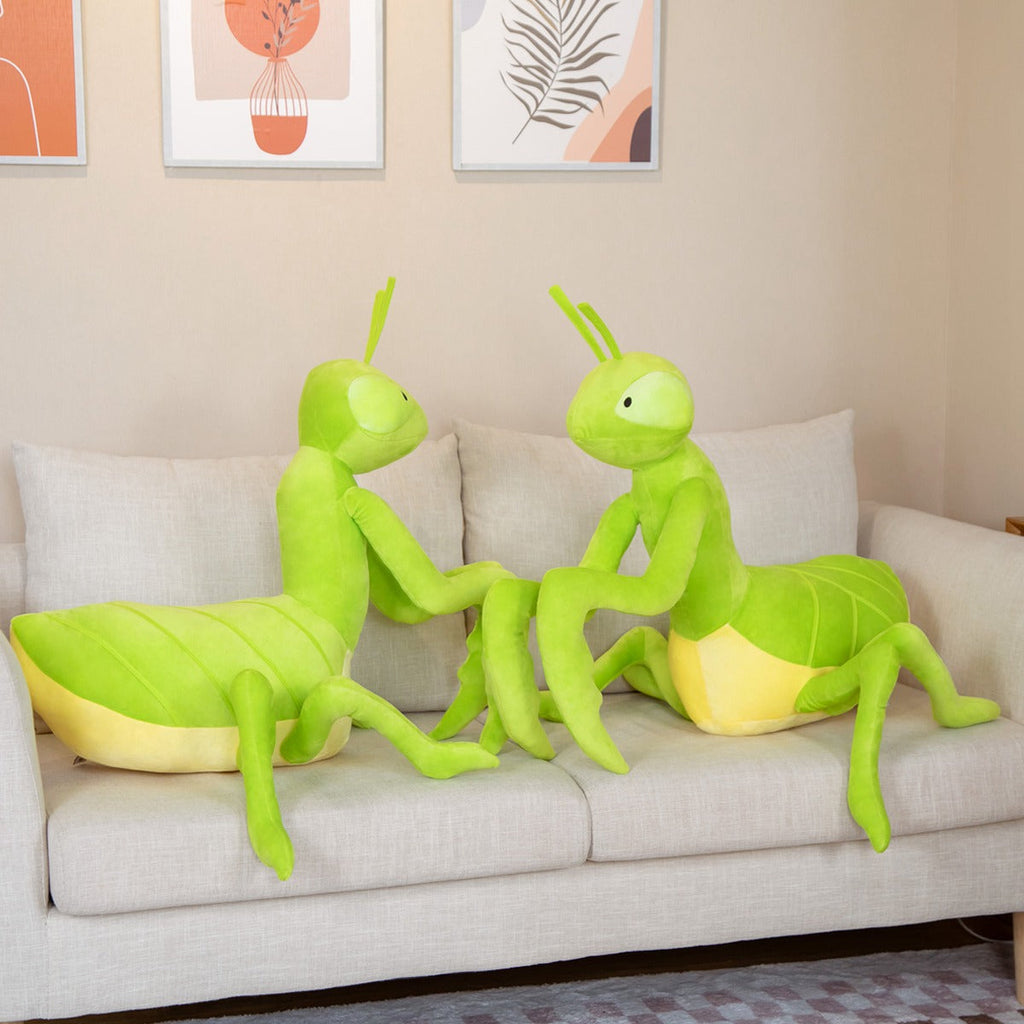 Kawaii Green Praying Mantis Plushie - Kawaiies - Adorable - Cute - Plushies - Plush - Kawaii