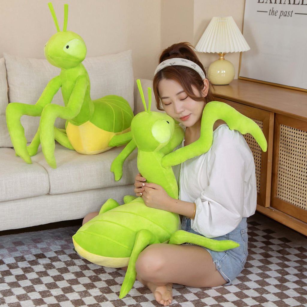 Kawaii Green Praying Mantis Plushie - Kawaiies - Adorable - Cute - Plushies - Plush - Kawaii