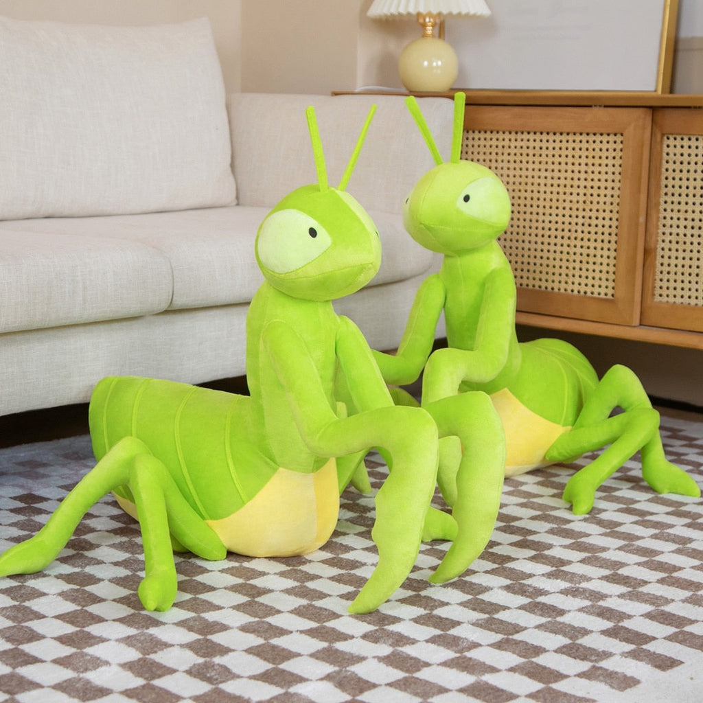 Kawaii Green Praying Mantis Plushie - Kawaiies - Adorable - Cute - Plushies - Plush - Kawaii