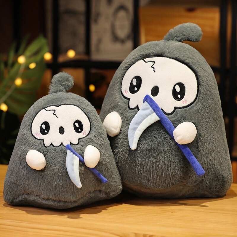 Kawaii Grim Reaper & Ghost Halloween Plushies - Kawaiies - Adorable - Cute - Plushies - Plush - Kawaii