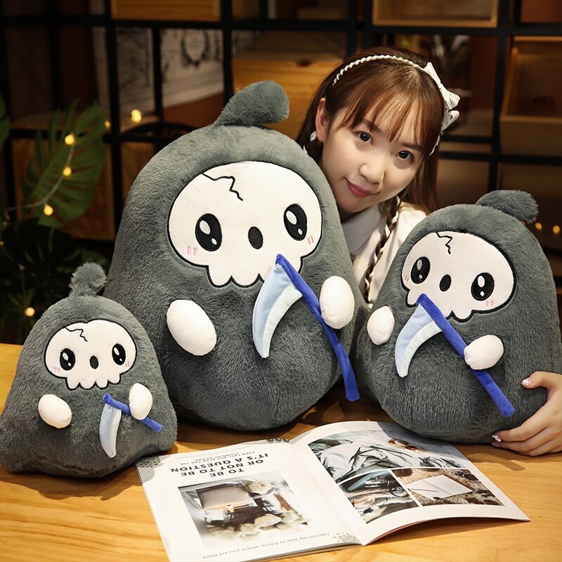 Kawaii Grim Reaper & Ghost Halloween Plushies - Kawaiies - Adorable - Cute - Plushies - Plush - Kawaii