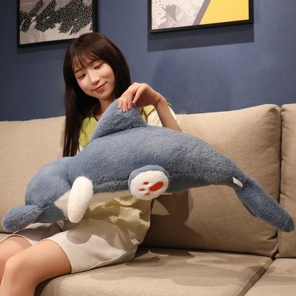 Kawaii Half Dolphin Half Cat Plushie - Kawaiies - Adorable - Cute - Plushies - Plush - Kawaii