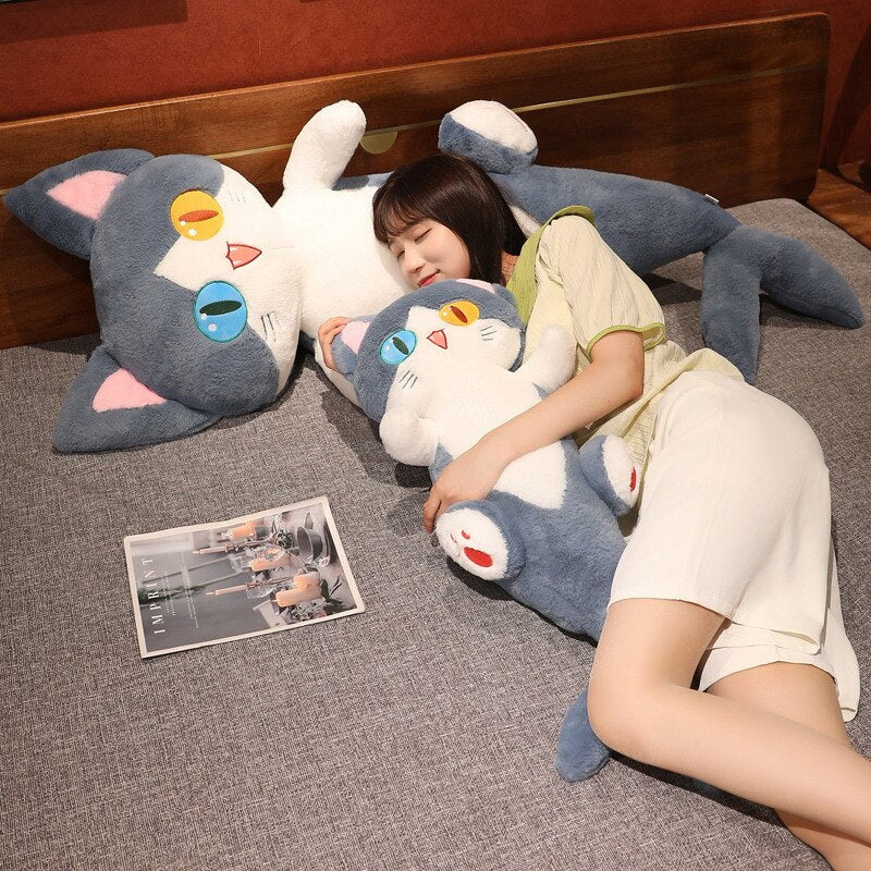 Kawaii Half Dolphin Half Cat Plushie - Kawaiies - Adorable - Cute - Plushies - Plush - Kawaii