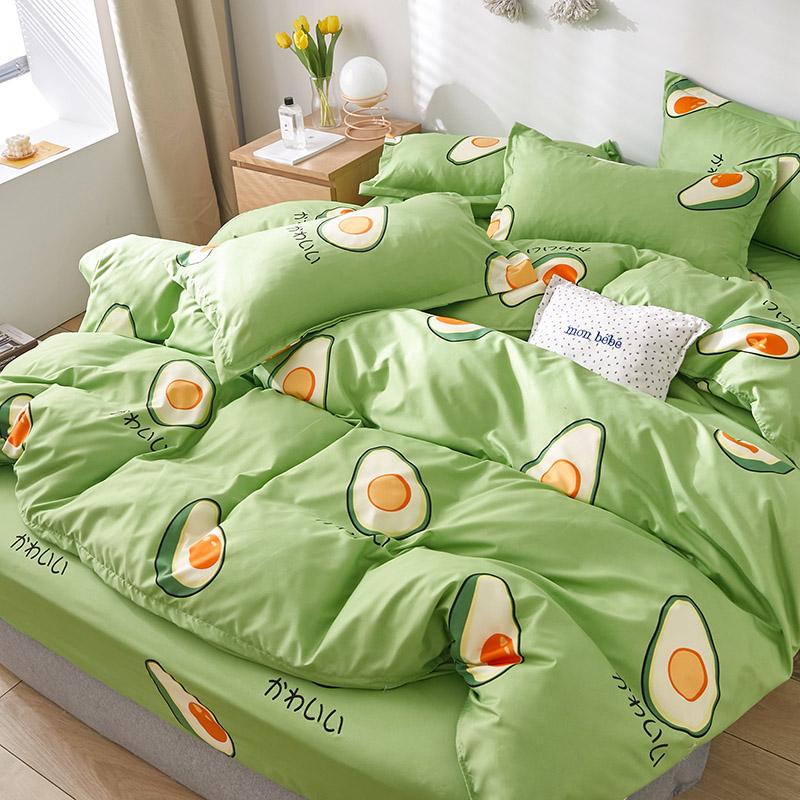 Kawaii Japanese Avocado Paradise Bedding Set - Kawaiies - Adorable - Cute - Plushies - Plush - Kawaii