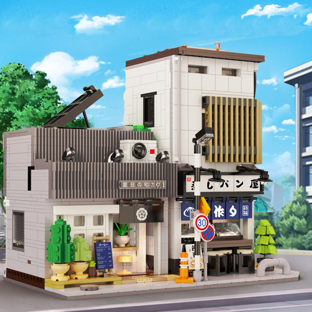 Kawaii Japanese Coffee Store Building Set - Kawaiies - Adorable - Cute - Plushies - Plush - Kawaii