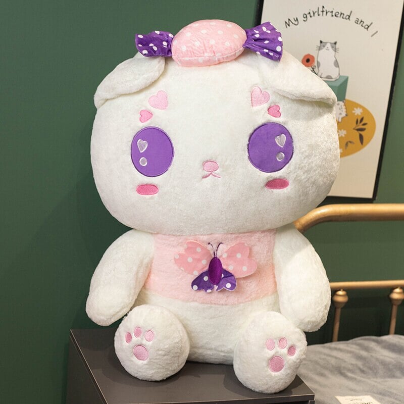 kawaiies-softtoys-plushies-kawaii-plush-Kawaii Japanese-themed Deer Cat Fox Plushie | NEW Soft toy Cat 8in / 20cm 