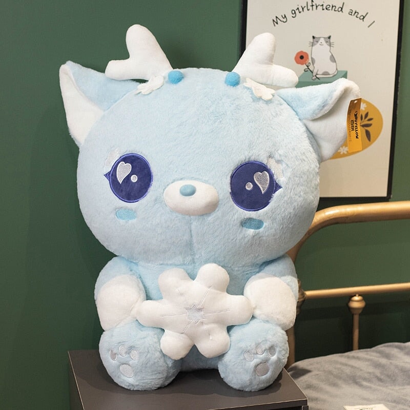 kawaiies-softtoys-plushies-kawaii-plush-Kawaii Japanese-themed Deer Cat Fox Plushie | NEW Soft toy Deer 8in / 20cm 