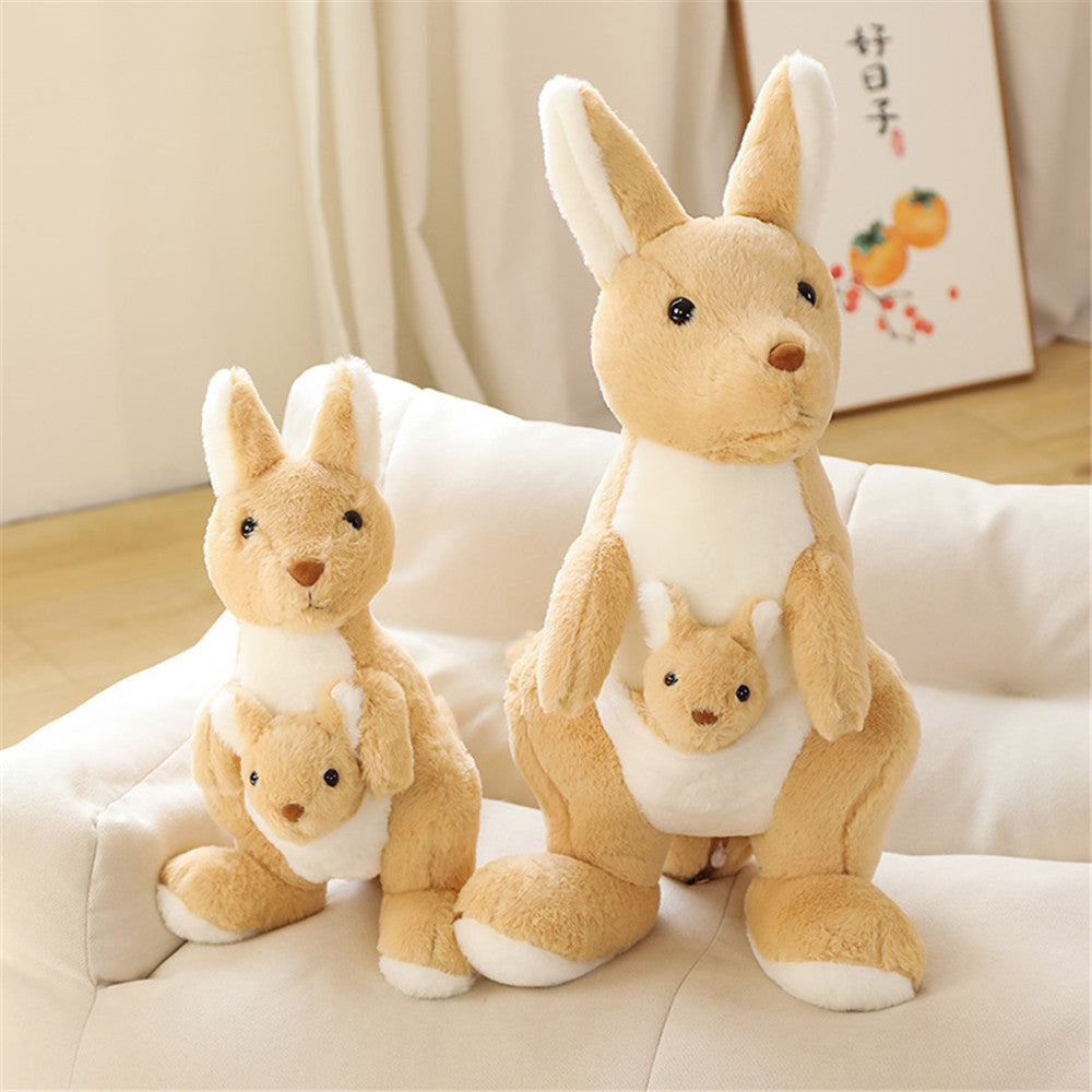 Kawaii Kangaroo Mama Papa & Baby Plushie - Kawaiies - Adorable - Cute - Plushies - Plush - Kawaii
