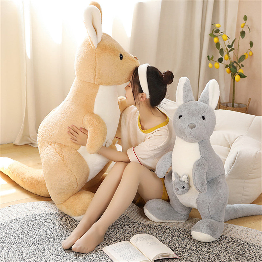 Kawaii Kangaroo Mama Papa & Baby Plushie - Kawaiies - Adorable - Cute - Plushies - Plush - Kawaii