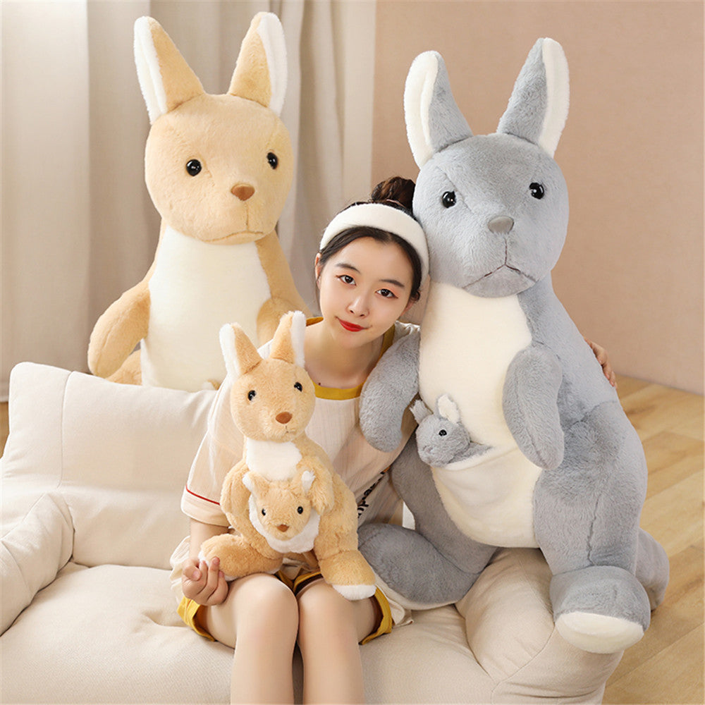 Kawaii Kangaroo Mama Papa & Baby Plushie - Kawaiies - Adorable - Cute - Plushies - Plush - Kawaii