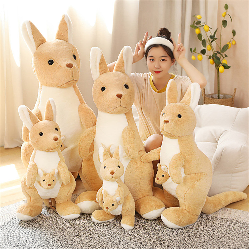 Kawaii Kangaroo Mama Papa & Baby Plushie - Kawaiies - Adorable - Cute - Plushies - Plush - Kawaii