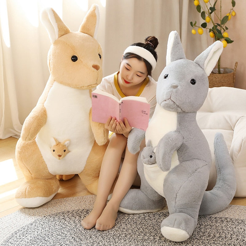 Kawaii Kangaroo Mama Papa & Baby Plushie - Kawaiies - Adorable - Cute - Plushies - Plush - Kawaii