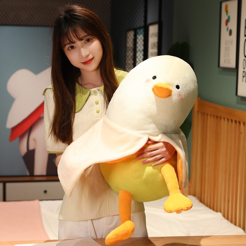 Kawaii Lazy Shy Mango Duck Plushie - Kawaiies - Adorable - Cute - Plushies - Plush - Kawaii