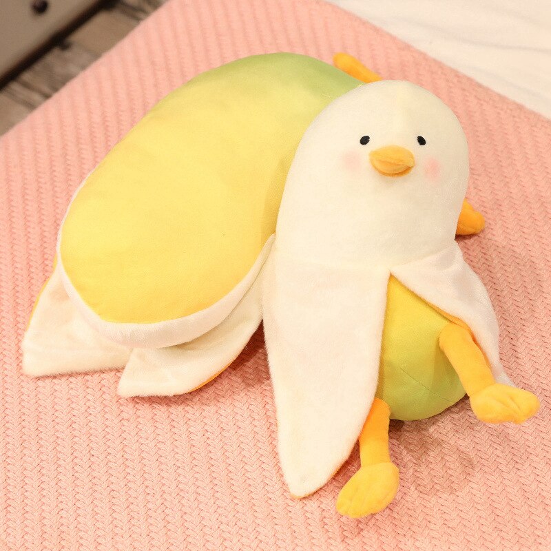 Kawaii Lazy Shy Mango Duck Plushie - Kawaiies - Adorable - Cute - Plushies - Plush - Kawaii