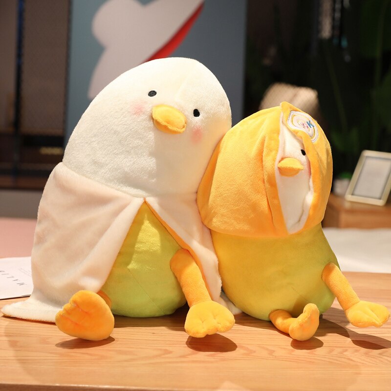 Kawaii Lazy Shy Mango Duck Plushie - Kawaiies - Adorable - Cute - Plushies - Plush - Kawaii