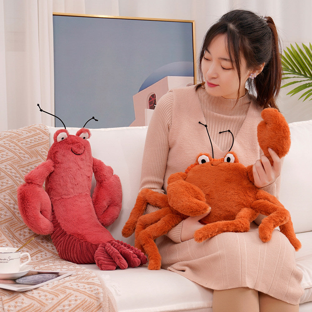 Kawaii Lobster & Crab Buddies Plushies - Kawaiies - Adorable - Cute - Plushies - Plush - Kawaii